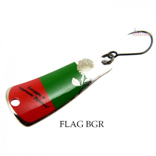 Блесна Iris 2.5 г 32.5 мм FLAG BGR - SV Блесна Iris 2.5 г 32.5 мм FLAG BGR - SV